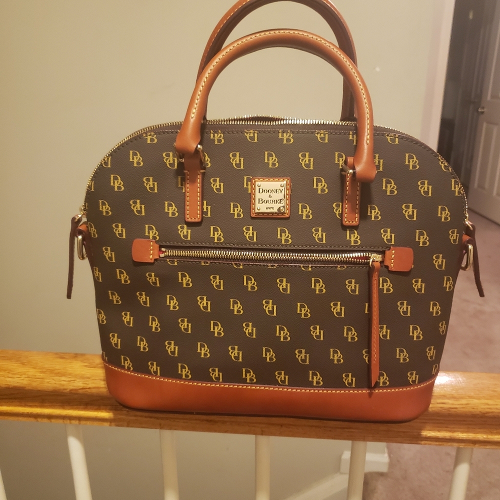 Dooney And Bourke Domed Zip Satchel